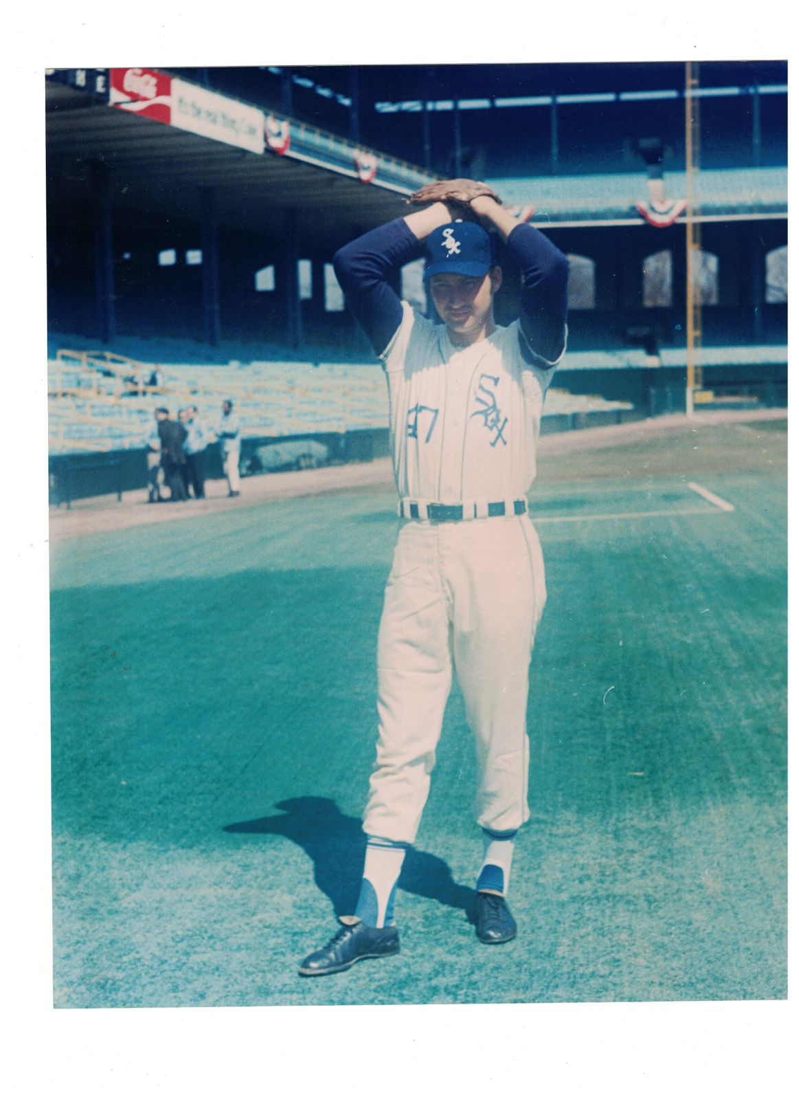 Gene Rounsaville Chicago White Sox 8x10 Vintage BRACE Baseball Photo Poster painting RH3