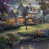 Riverside House - 11CT Stamped Cross Stitch - 50*50cm - Landscape