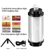 Outdoor Retro Portable Camping Lamp Outdoor Camping Tent Lamp Hanging Candle Holder Lamp Backpack Lamp