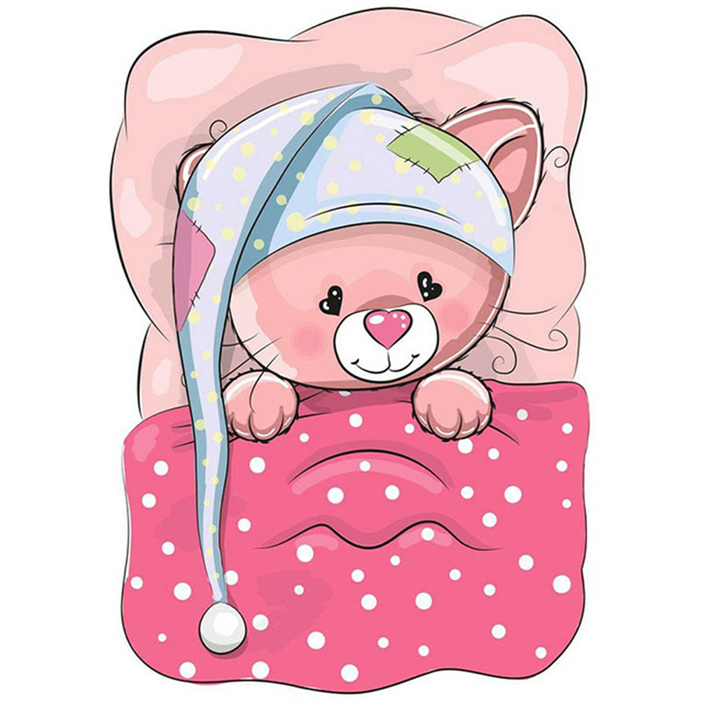 

Cartoon Bear - Round Drill Diamond Painting - 30*30CM, 501 Original