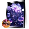Diamond Painting-DIY Full Round Drill Glass Flower