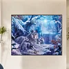 (60*50cm)Wolf - Full Square Drill Diamond Painting