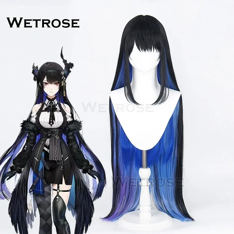 【Wetrose】In Stock Holo Advent Cosplay Wig Ear Shiori Novella Fuwawa Mococo Abyssgard Bijou Koseki Nerissa Ravencroft Hololive EN