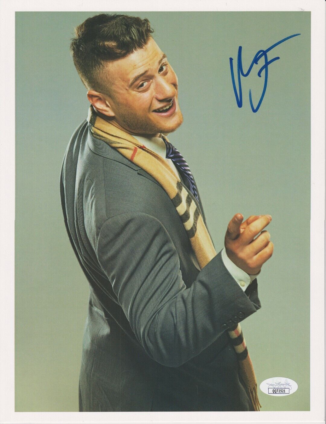 MJF Maxwell Jacob Friedman Signed Auto Autographed 8.5x11 Photo Poster painting AEW JSA G