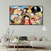 >SALE<Anime Group Photo 5D Full Round Diamond Painting DIY Kit 45x30cm (PSD065)