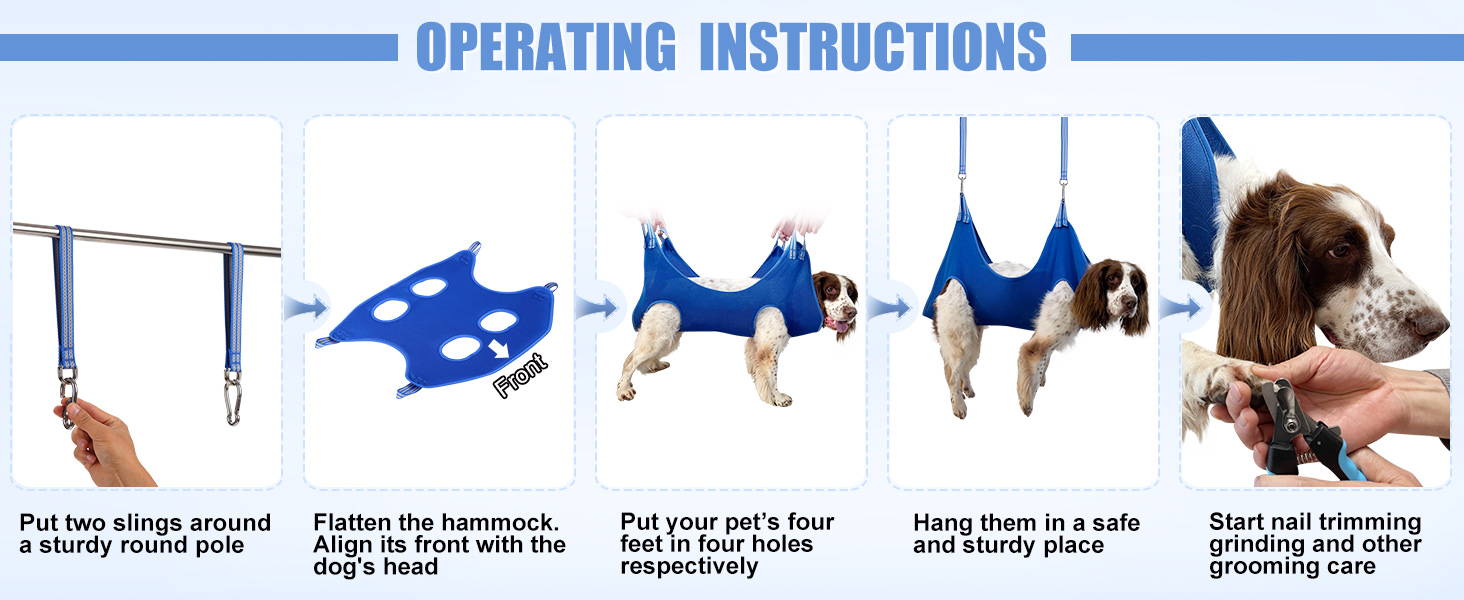 dog grooming hammock dog nail trimming hammock dog harness for nail trimming dog grooming sling