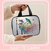 DIY Woman Diamond Art Rhinestone Makeup Bag Transparent PVC Storage Pack Gift
