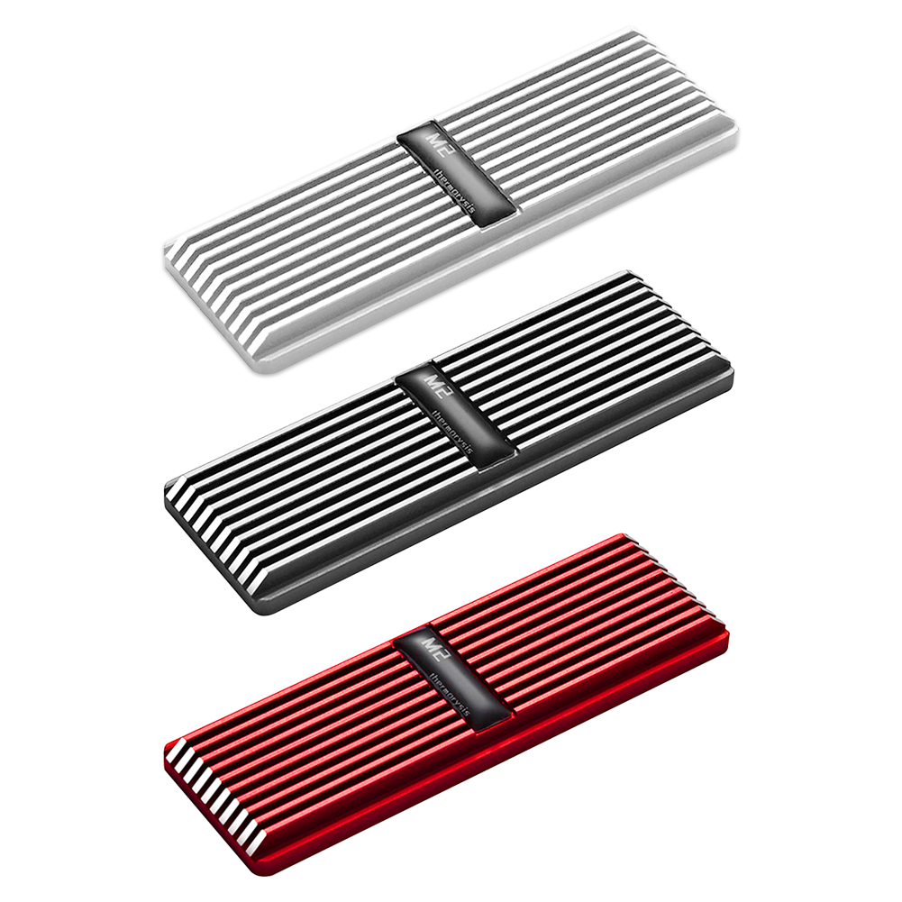 

M.2 2280 SSD Cooling Pad Solid State Disk Heatsink Dissipation Radiator, Grey, 501 Original