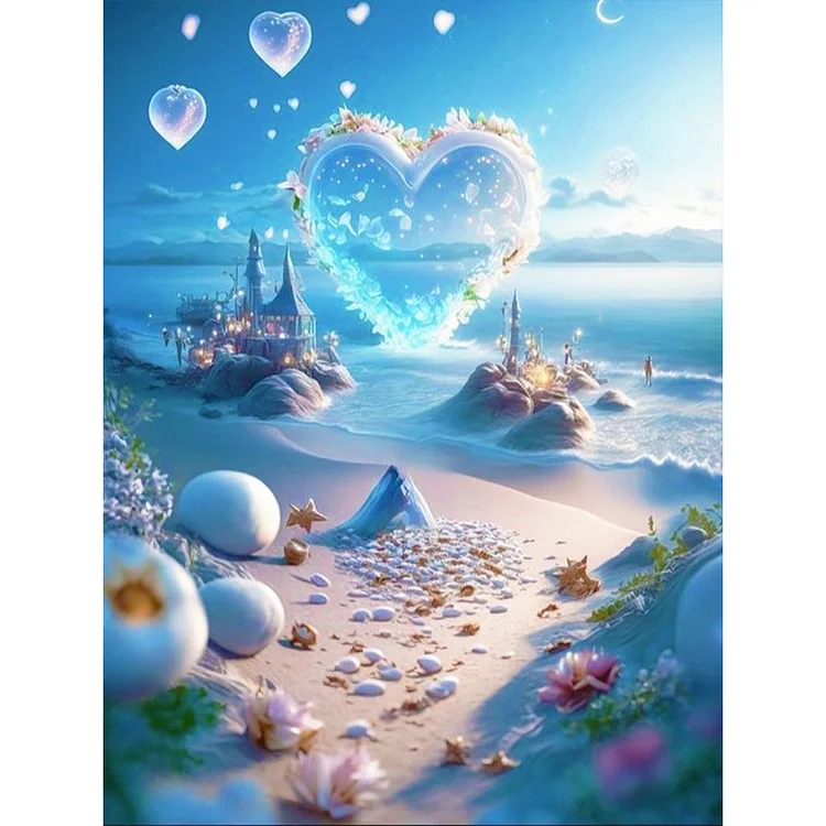 Love on the Beach Diamond Painting – Paint by Diamonds
