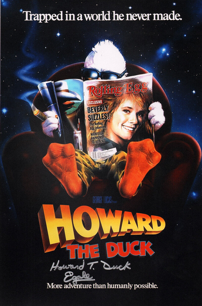 ~~ ED GALE Authentic Hand-Signed HOWARD THE DUCK