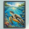 Sea Turtle - 11CT Counted Cross Stitch - 40*50cm - Animal