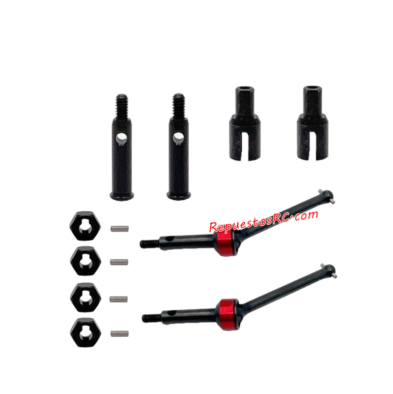 WLTOYS 244016 Piezas de Actualización Juego de Eje Diferencial para Copa y Rueda