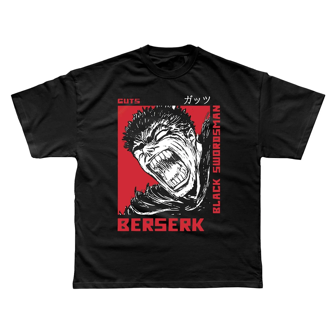 Berserk Howl Of Vengeance Printed Men's T-shirt