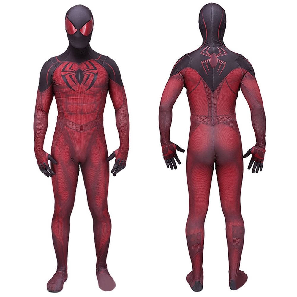 Spider-Man Kaine cosplay costume Halloween  Muscle Battle Bodysuit for kids and adult-Pajamasbuy