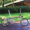 Three-fold 9-speed Ultra-light Portable Retro Bicycle