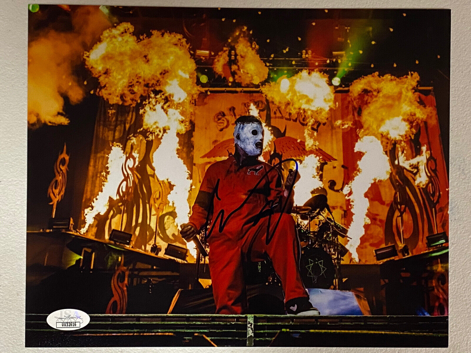 SLIPKNOT COREY TAYLOR AUTOGRAPHED SIGNED 8X10 Photo Poster painting EXACT PROOF JSA COA UU32616