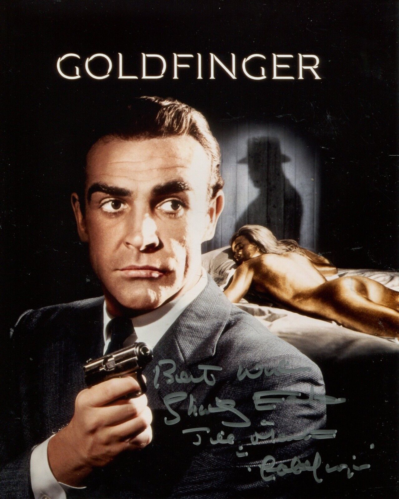 007 Bond movie Goldfinger Photo Poster painting signed by Shirley Eaton Ref SE10 - UACC DEALER