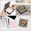 Wooden DIY Horse Diamond Painting Kit Note Box with 160 Papers for Office Desk