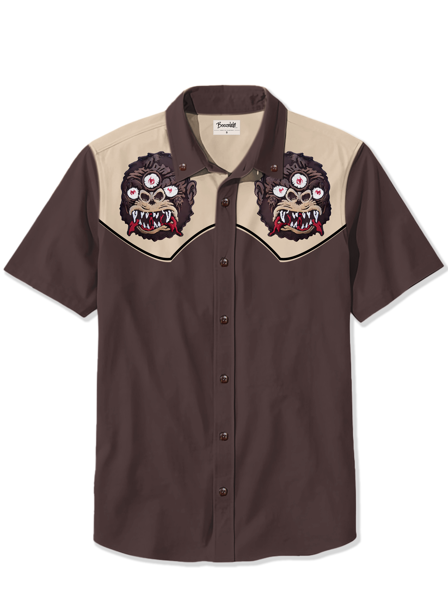 Retro Three-Eyed Orangutan - 100% Cotton Shirt