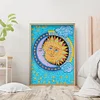 Diamond Painting-DIY Full Crystal Rhinestone Sun Moon