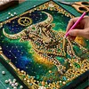 12 Zodiac Signs DIY Pearl Painting Kit with Frame for Adults 20x20cm