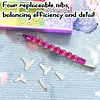 Resin Diamond Painting Point Drill Pen Dual-Ended Diamonds (Rose Red)