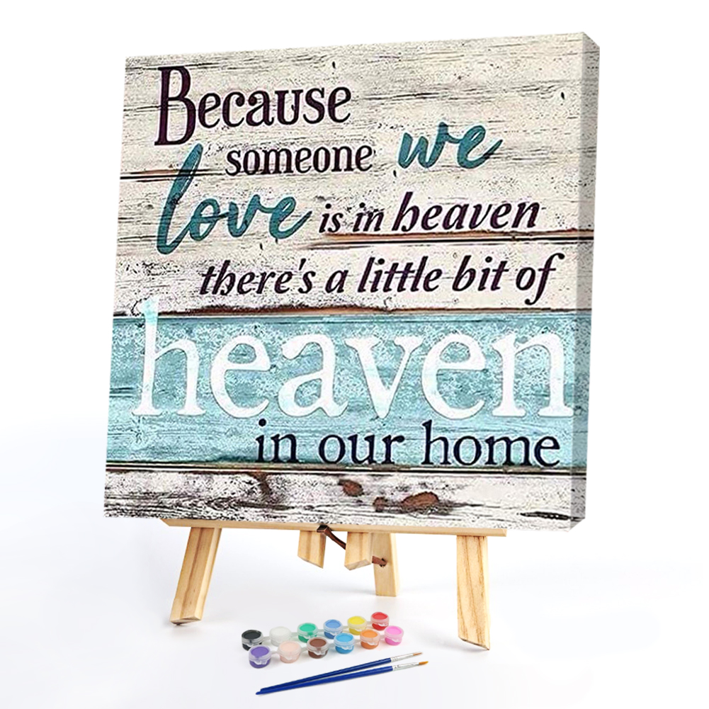 

40*40CM - Paint By Numbers - Letter, 501 Original