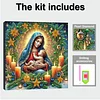 (Pre-Framed)Virgin Mary-Special Shape Diamond Painting Kit(30x30cm)
