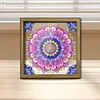 Diamond Painting Special Shaped Drill Mandala With Frame(8.46x8.46inch)
