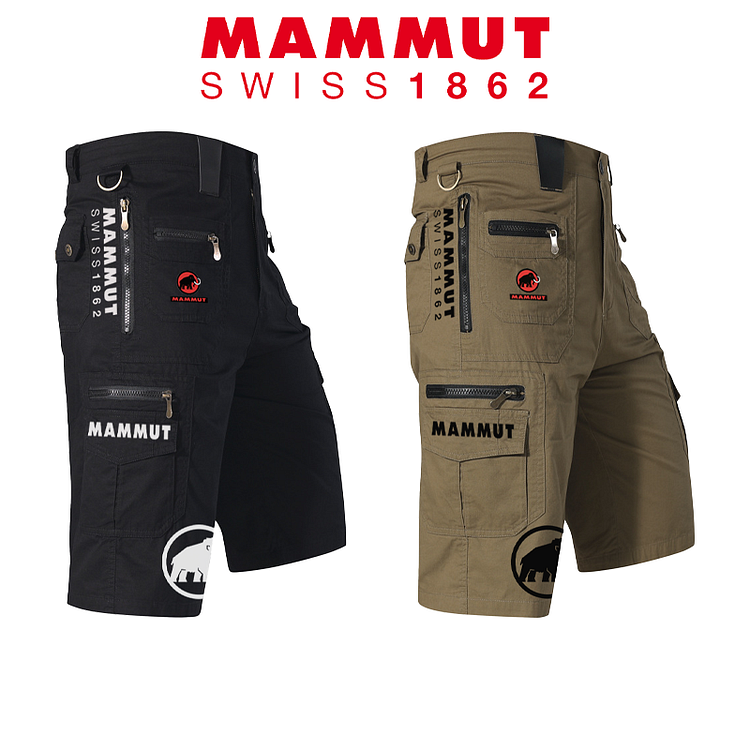 Pánské letní outdoorové prodyšné víceúčelové kraťasy MAMMUT® Nové (balení po 2 ks)