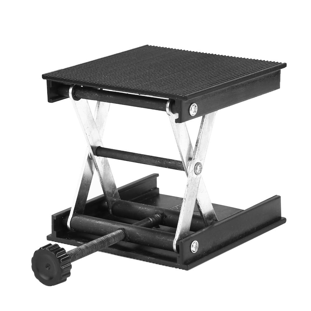 

Aluminum Router Lift Table Woodworking Engraving Lab Lifting Stand, Black, 501 Original