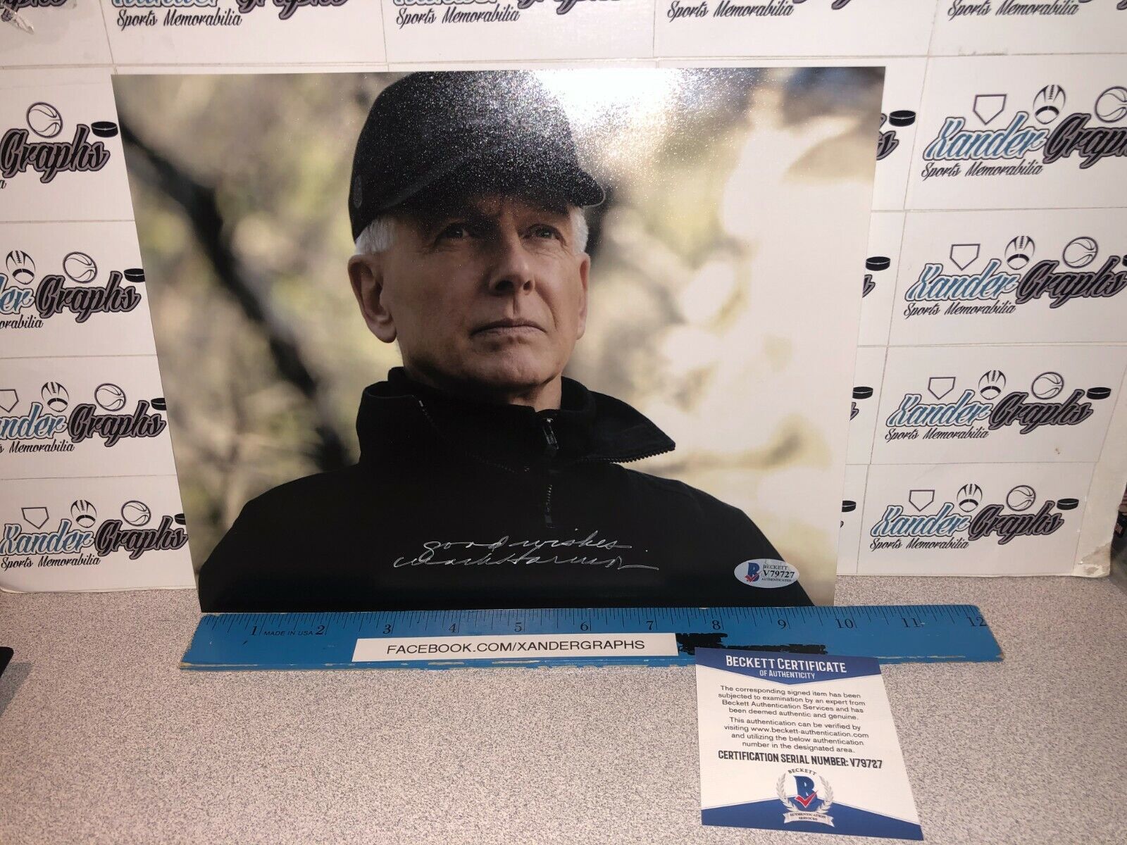 MARK HARMON SIGNED AUTOGRAPHED 8X10 Photo Poster painting BAS COA BECKETT NCIS JAG