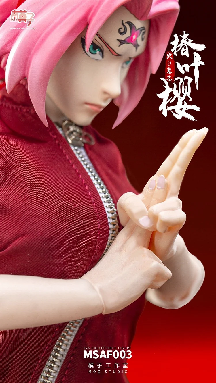 MOZ STUDIO MSAF003 1/6 Naruto Haruno Sakura Action Figure Model