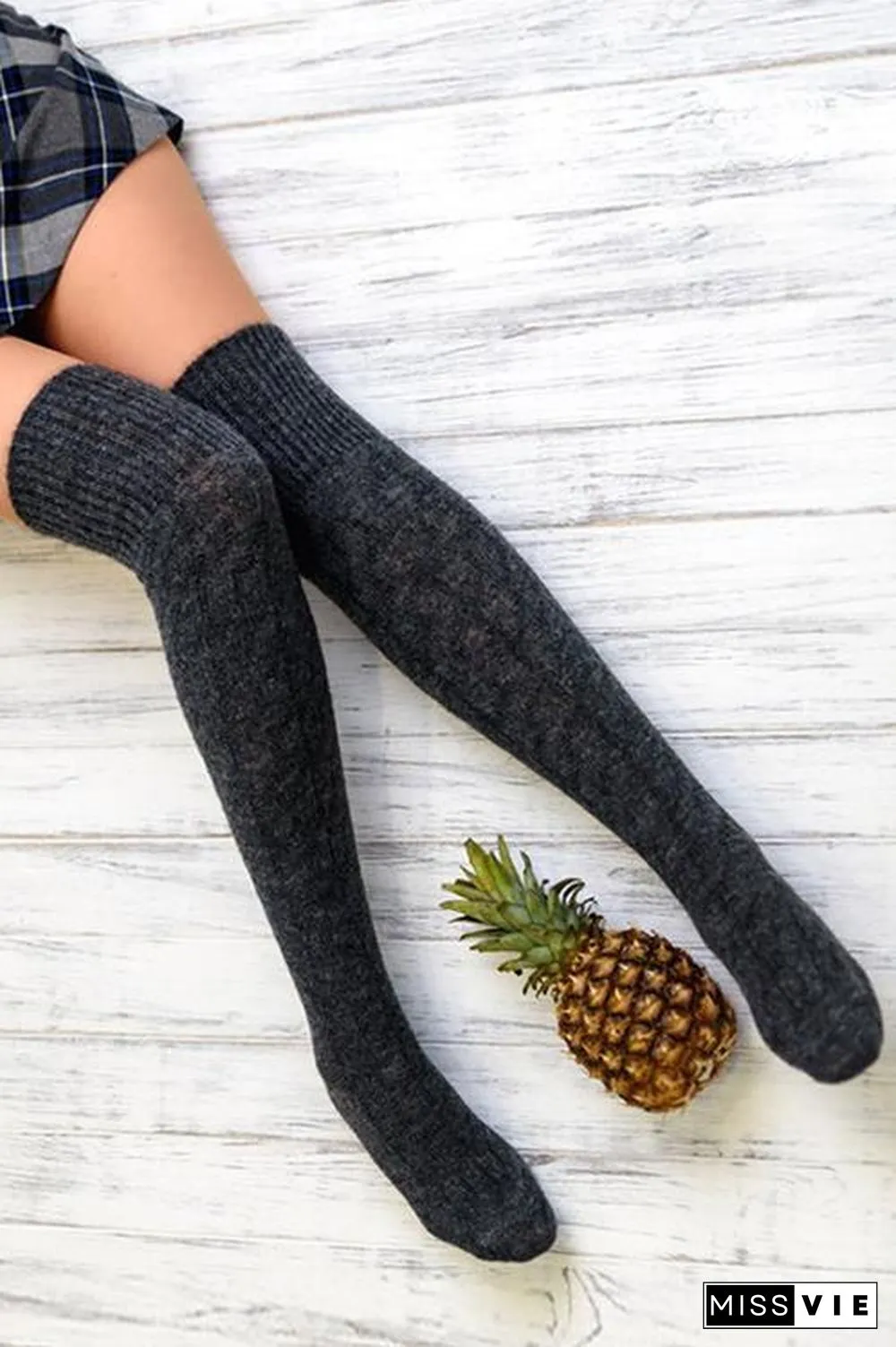 Wool Over The Knee Socks