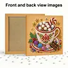 (25x25cm)DIY Pearl Painting Xmas Framed Handmade Pearl Material Art Kit Living Room Decor