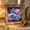 Diamond Painting-DIY Crystal Rhinestone Flowers and Dancing Girl(Box Packaging)
