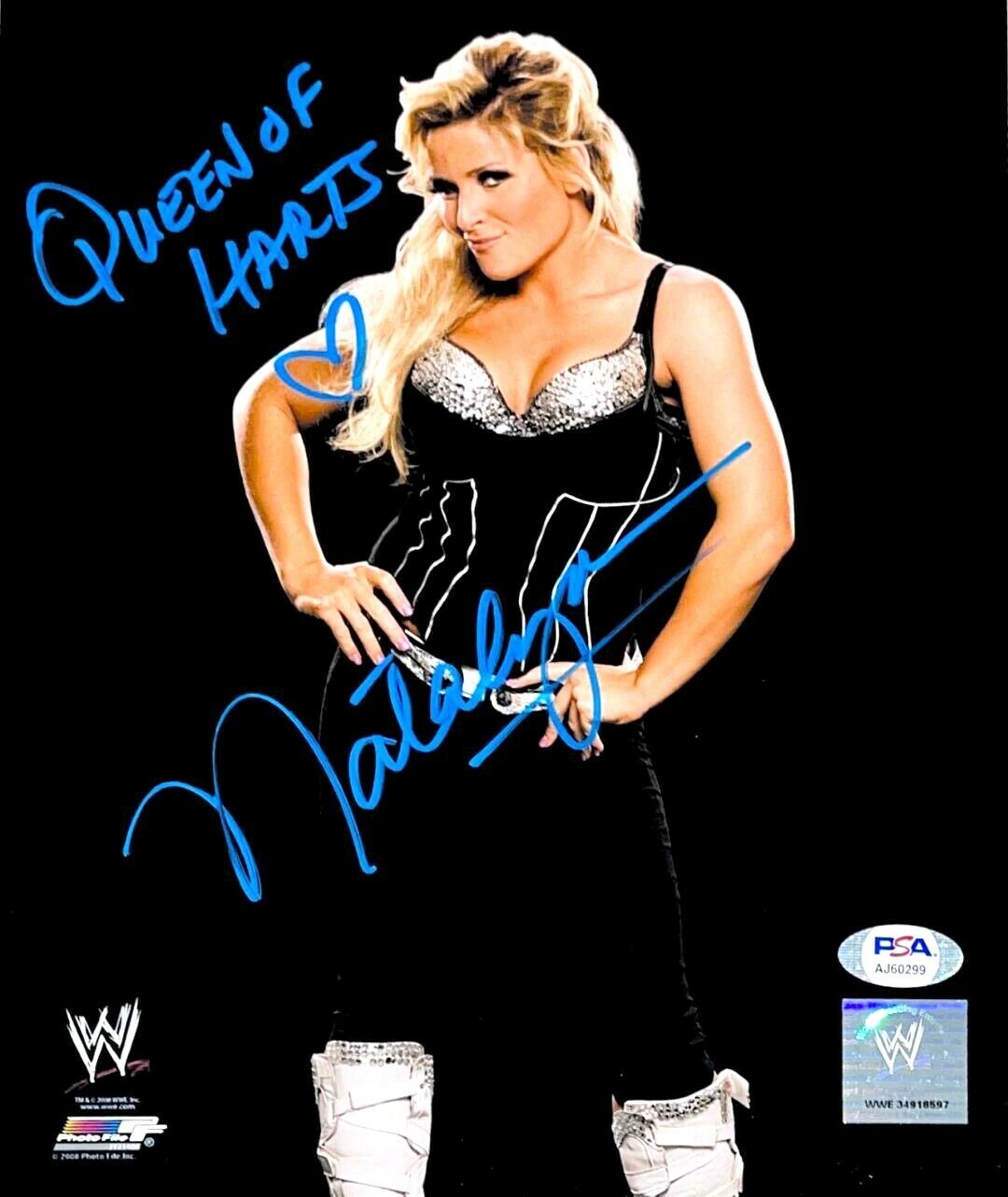 WWE NATALYA HAND SIGNED AUTOGRAPHED 8X10 Photo Poster painting WITH PROOF AND PSA DNA COA 3