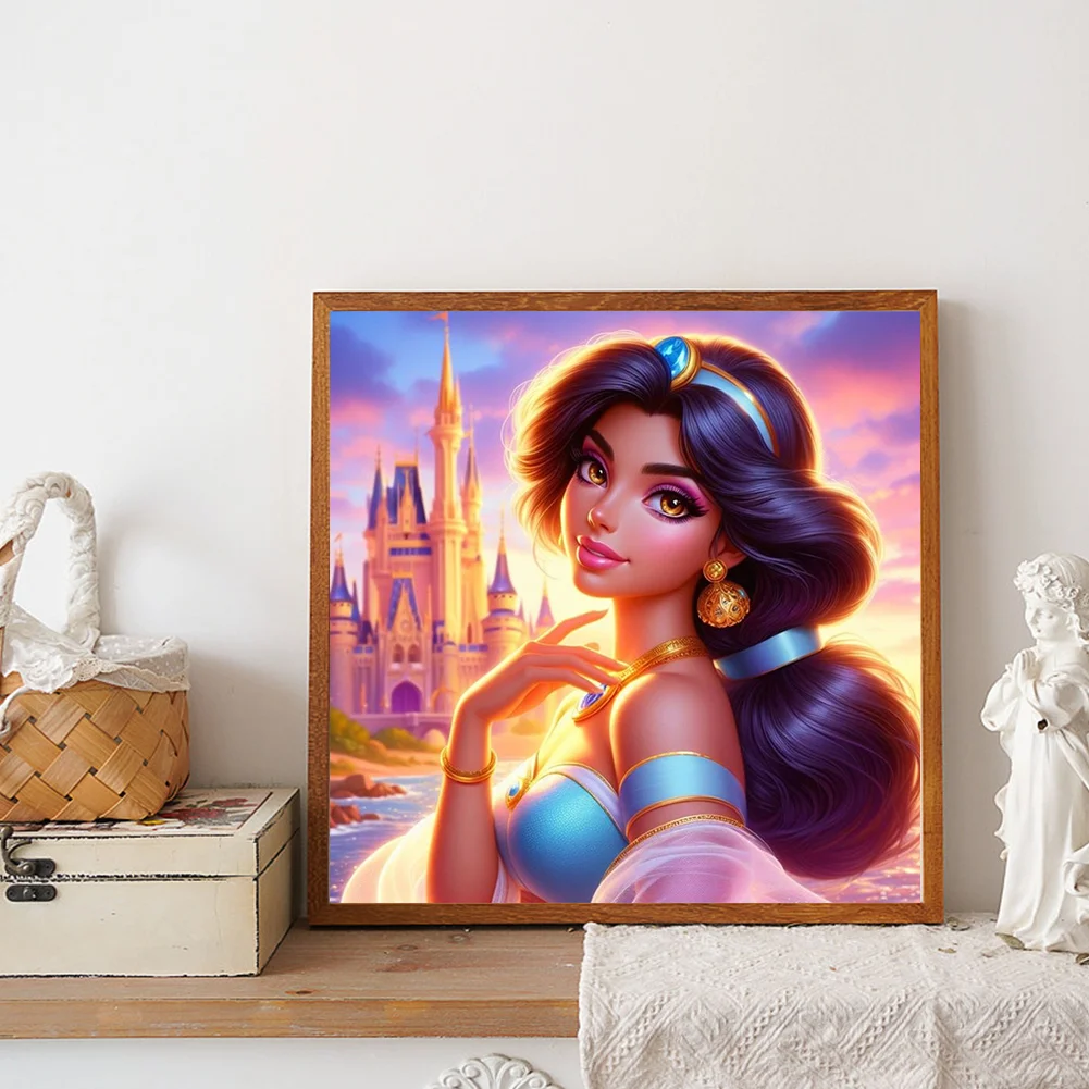 Diamond Painting - Full Round Drill - Mermaid Jasmine(Canvas|30*30cm)