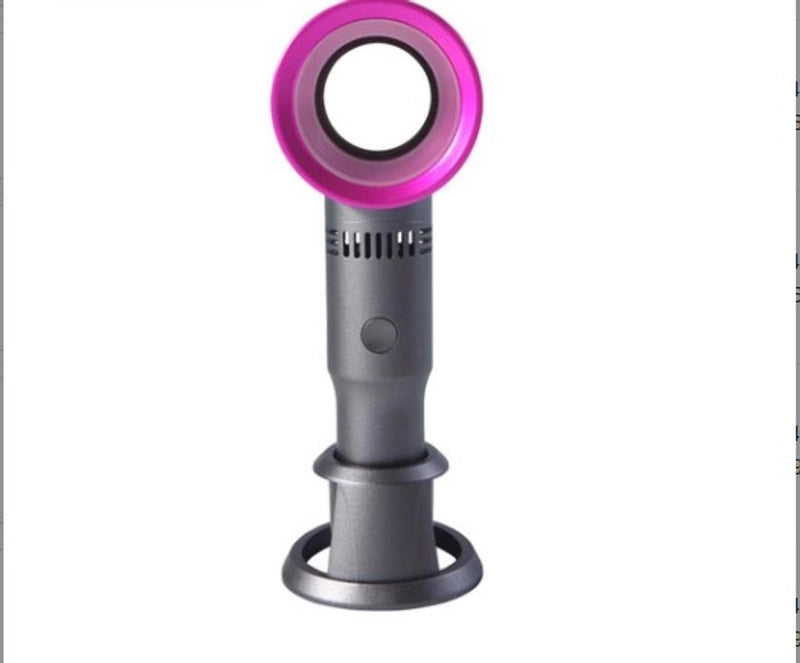 New Bladeless Mini Little Fan Creative Handheld Portable Usb Charging Gift Fan Handheld Fan