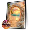 Diamond Painting -DIY Round Drill Sunset Coral Coast Arch