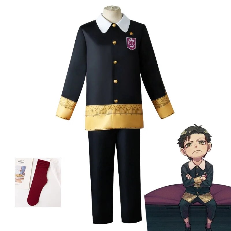 [Wetrose] In Stock Spy X Family Damian Desmond Cosplay Costume Suit Eden Academy Second Son Desmond Anime Costume Kids Boy