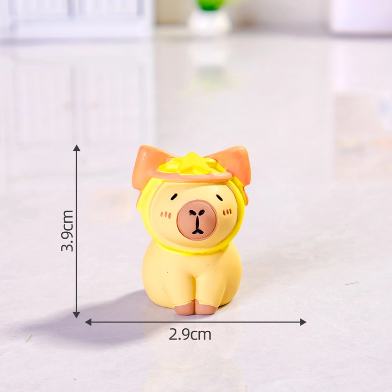 Animal Simulation Model Animal Capybara Resin Toys