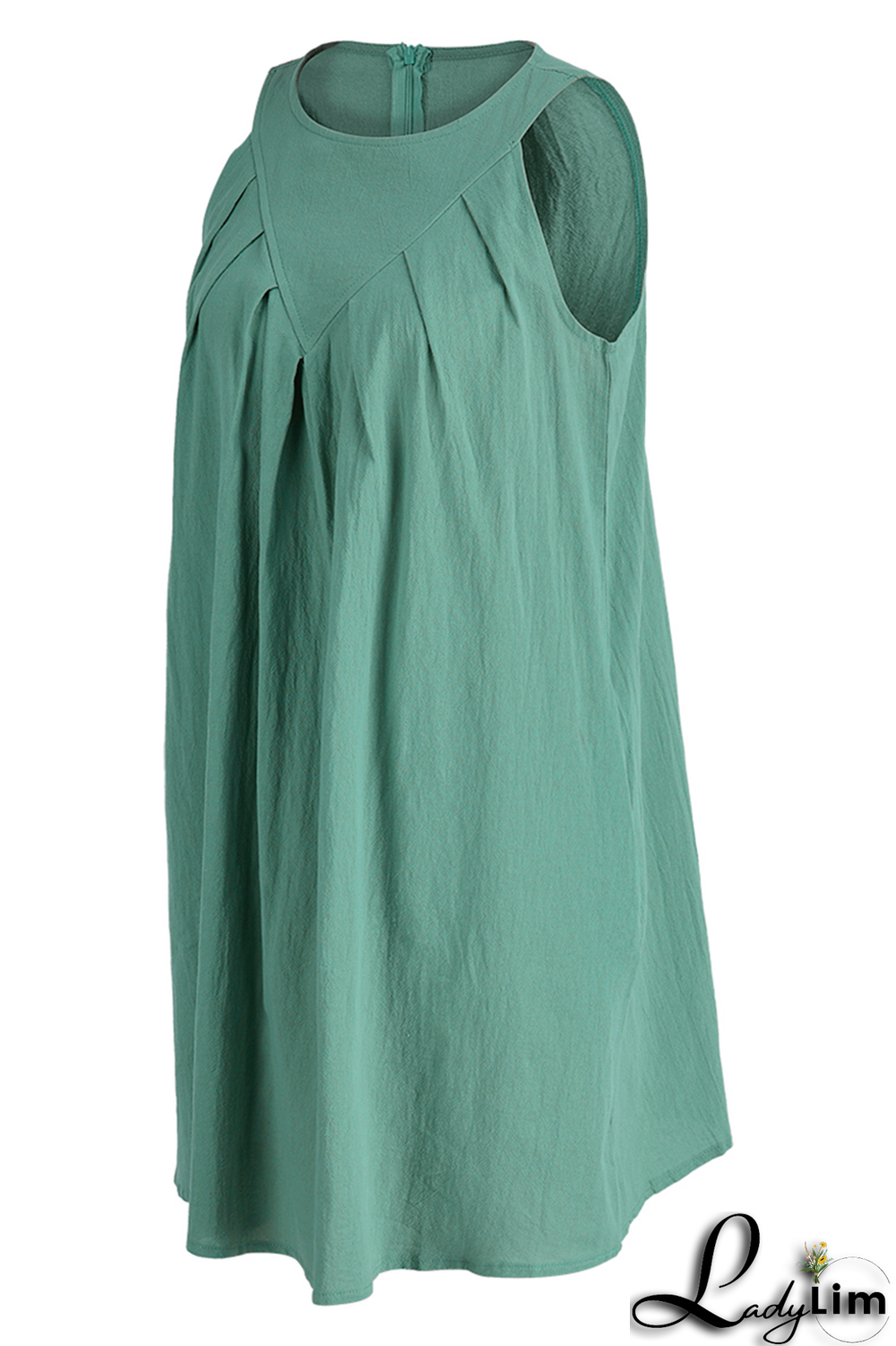 Yellow Casual Solid Patchwork O Neck Straight Dresses