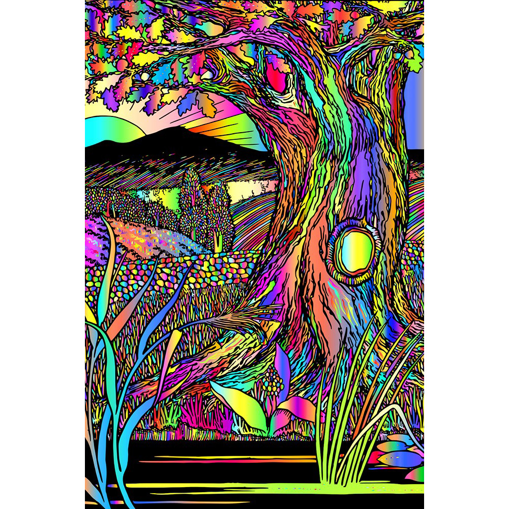 

Colorful Tree - 1000 Pieces Jigsaw Puzzle, 501 Original