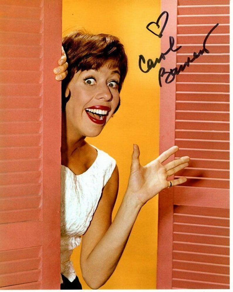 Carol burnett signed autographed 8x10 Photo Poster painting