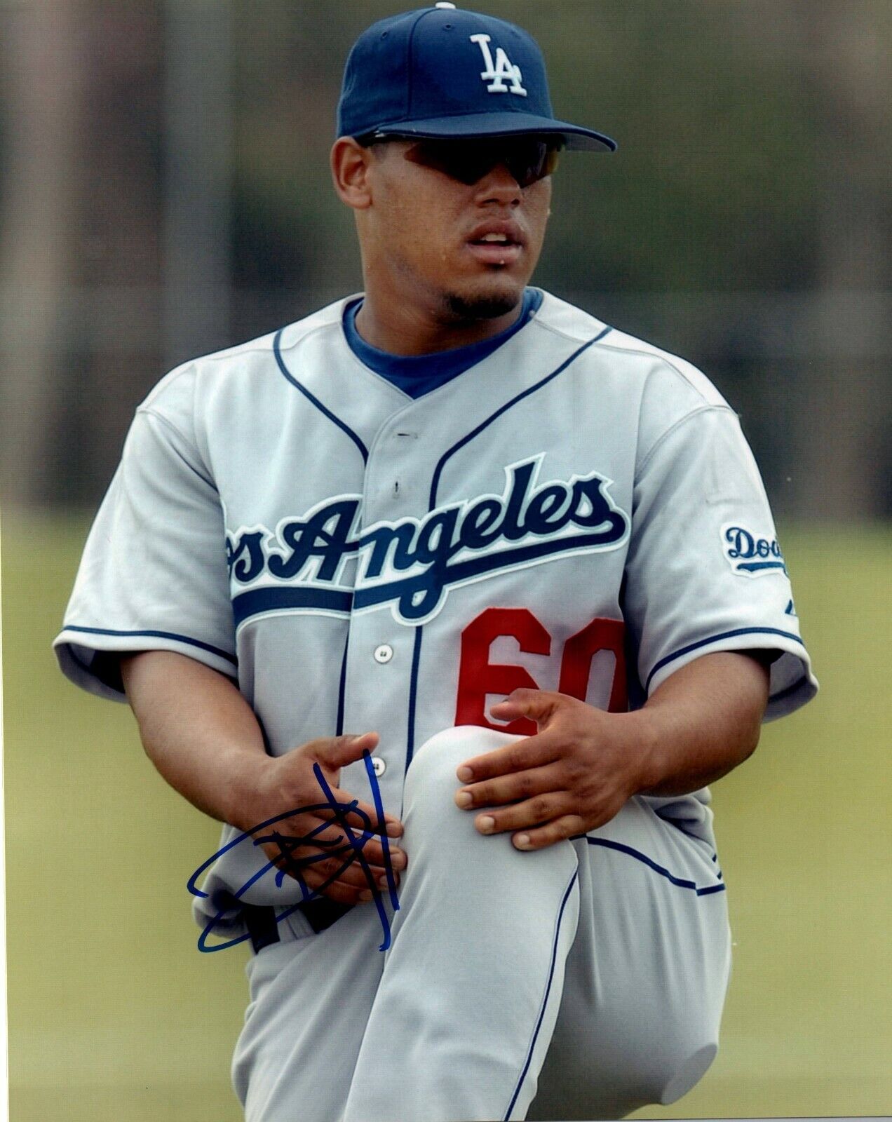 LA Dodgers Delwyn Young Signed 8x10 Baseball Photo Poster painting JSA ALOA State College Spikes