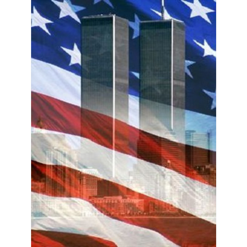 

USA Flag - Round Drill Diamond Painting - 30*40CM, 501 Original