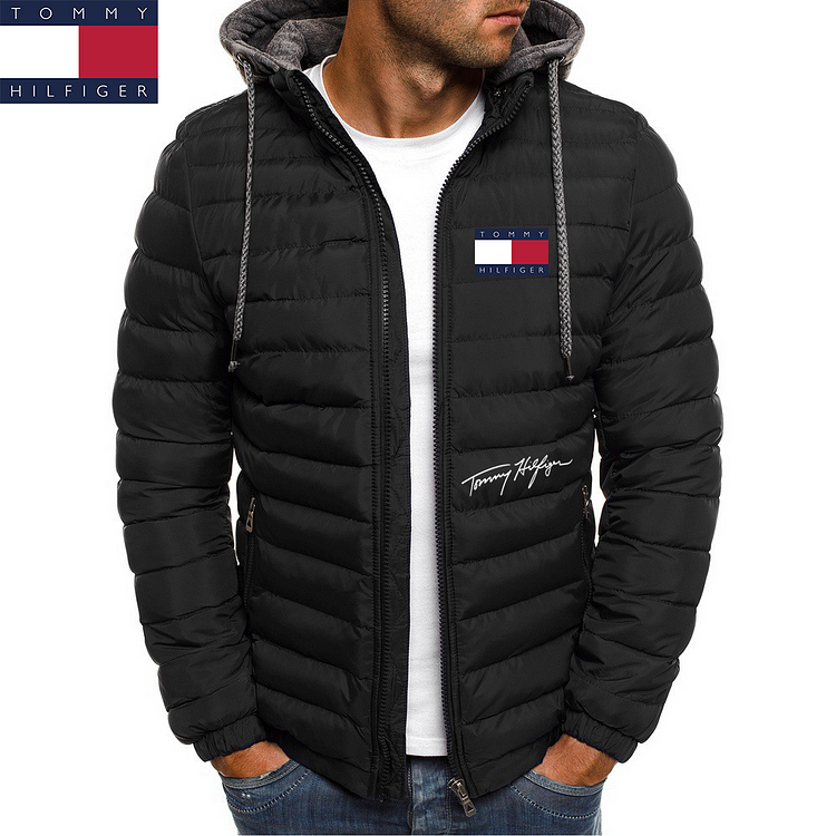 Nová zimná teplá páperová bunda s kapucňou od tommy hilfiger Armour