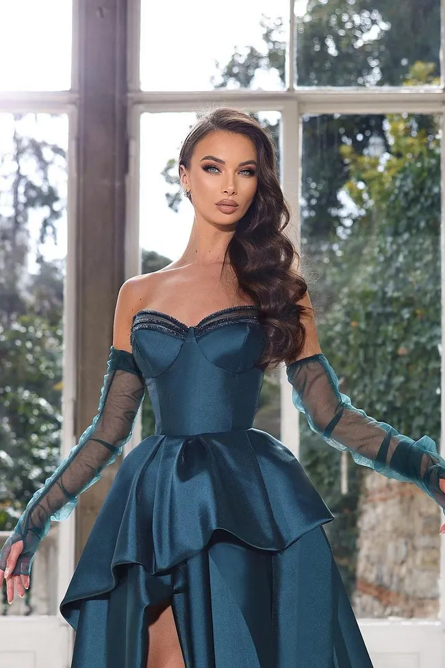 oh polly pink corset dress Avielle Premium Satin Strapless Gown in Blush crafted from our signature sustainable mens fashion Size:MD England in Spring Dress