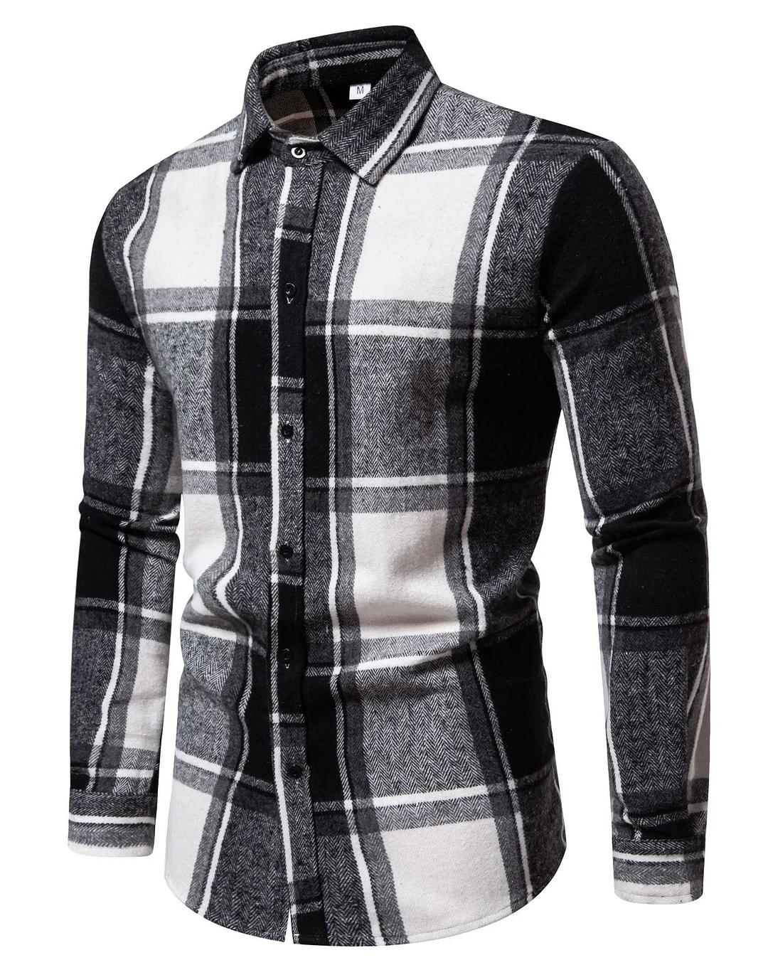 Men's Classic Check Long Sleeve Shirt 0210
